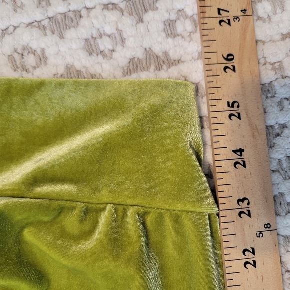 Fabletics Luxe Velour Joggers Women's Size 1X In Lime Green - Picture 13 of 13
